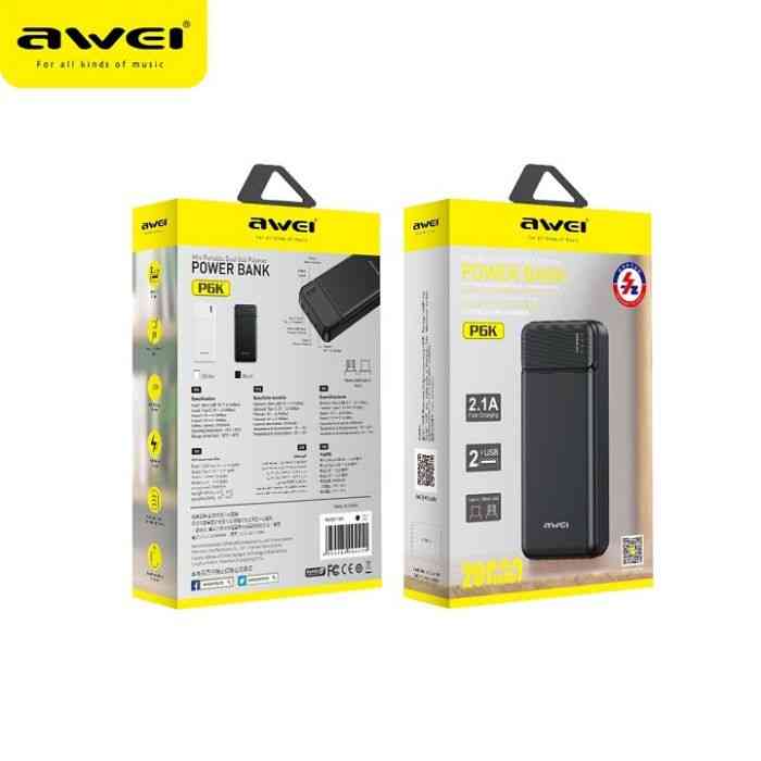 Awei P6K 20000mAh Power Bank Price In Bangladesh